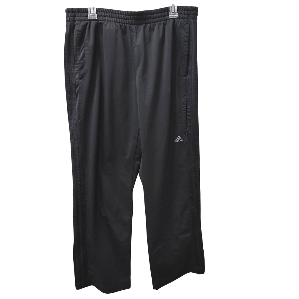 Adidas Men's Black Athletic Track Pants Joggers Size XL Athletic‎ Gear